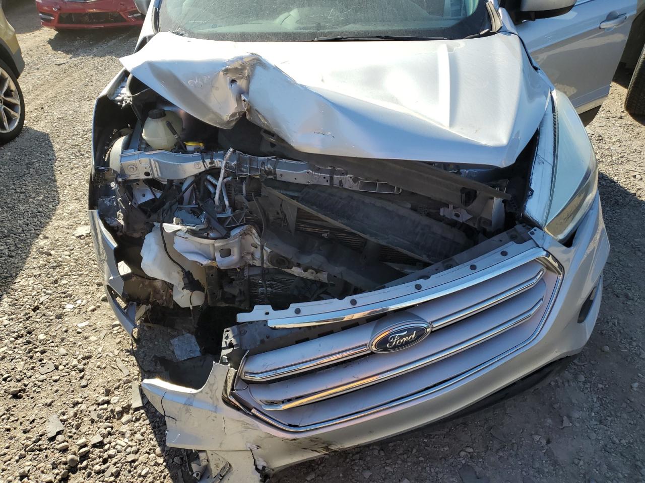 2018 Ford Escape VIN 1FMCU0GD7JUA52841 Copart auction photo, front end / side damage thumbnail 12