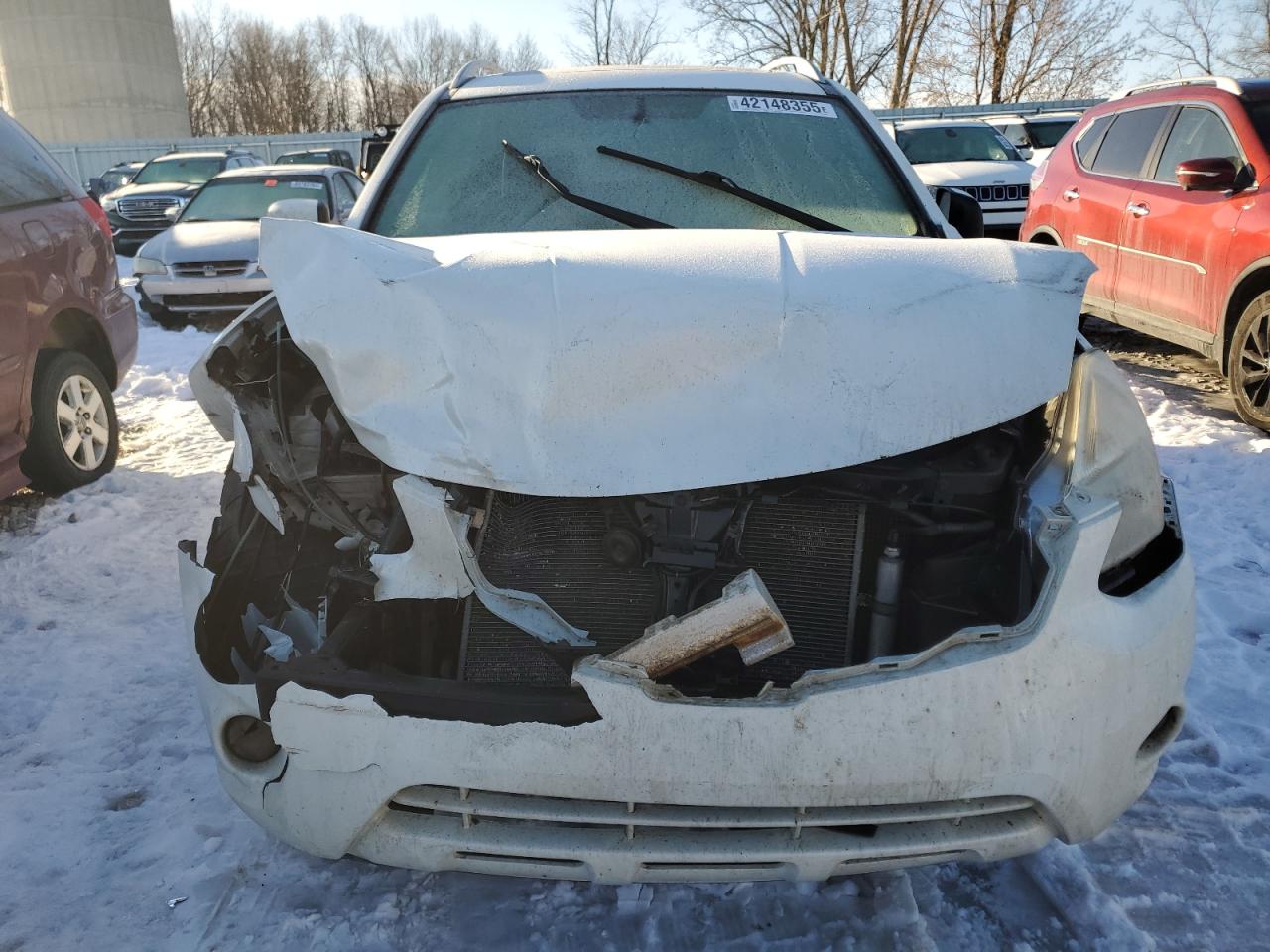 2011 Nissan Rogue VIN JN8AS5MVXBW307651 Copart auction photo, front end damage thumbnail 5