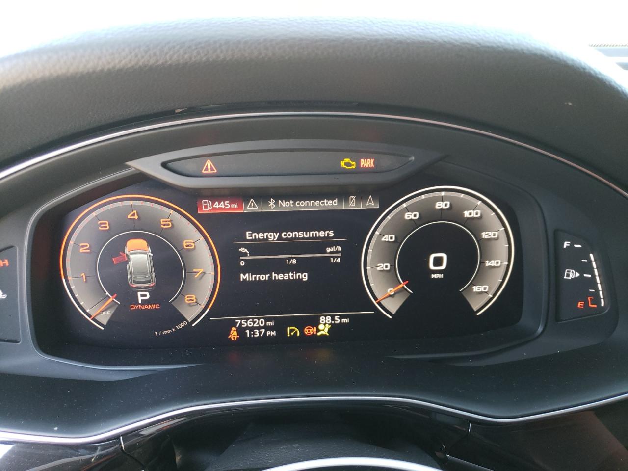2020 Audi Q8 VIN WA1AVAF11LD018591 Copart auction photo, front end / undercarriage damage thumbnail 9