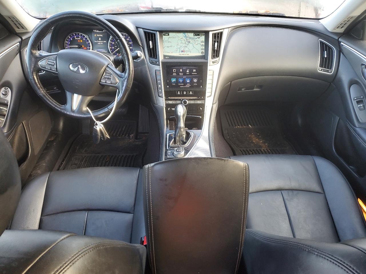 2014 Infiniti Q50 VIN JN1BV7AR6EM703315 Copart auction photo, front end damage thumbnail 8