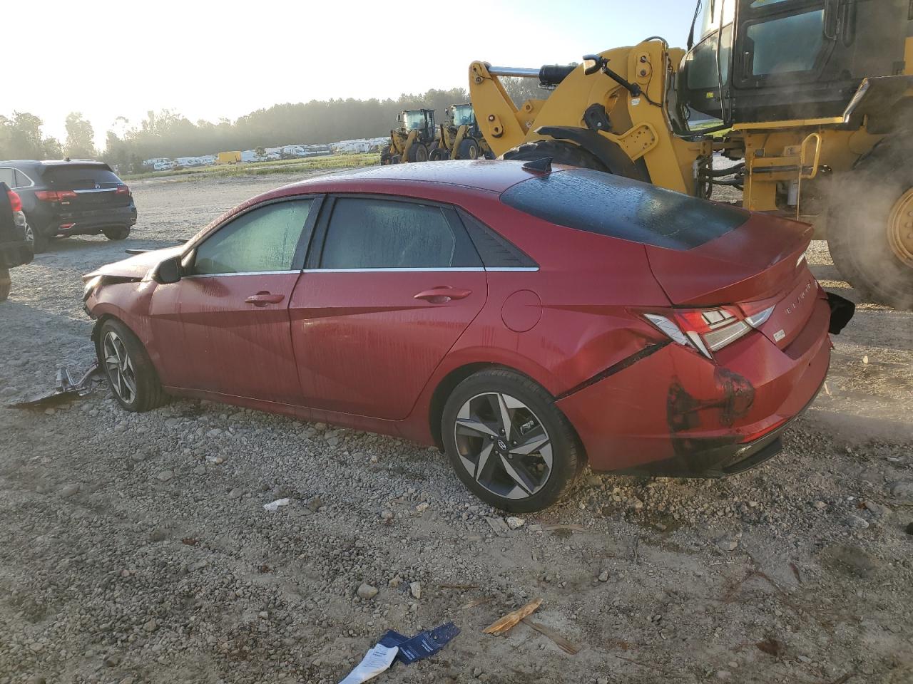 2023 Hyundai Elantra VIN KMHLN4AJ9PU080345 Copart auction photo, front end damage thumbnail 2