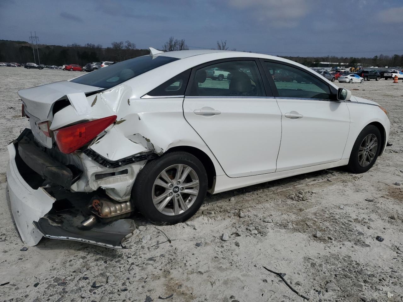 2011 Hyundai Sonata VIN 5NPEB4AC8BH308071 Copart auction photo, rear end damage thumbnail 3