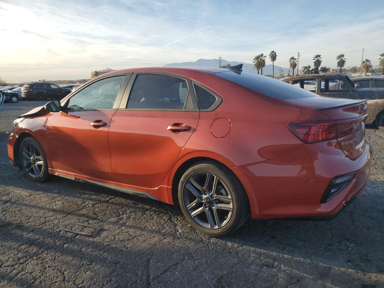 2021 KIA Forte VIN 3KPF34AD1ME401211 Copart auction photo, front end damage thumbnail 2