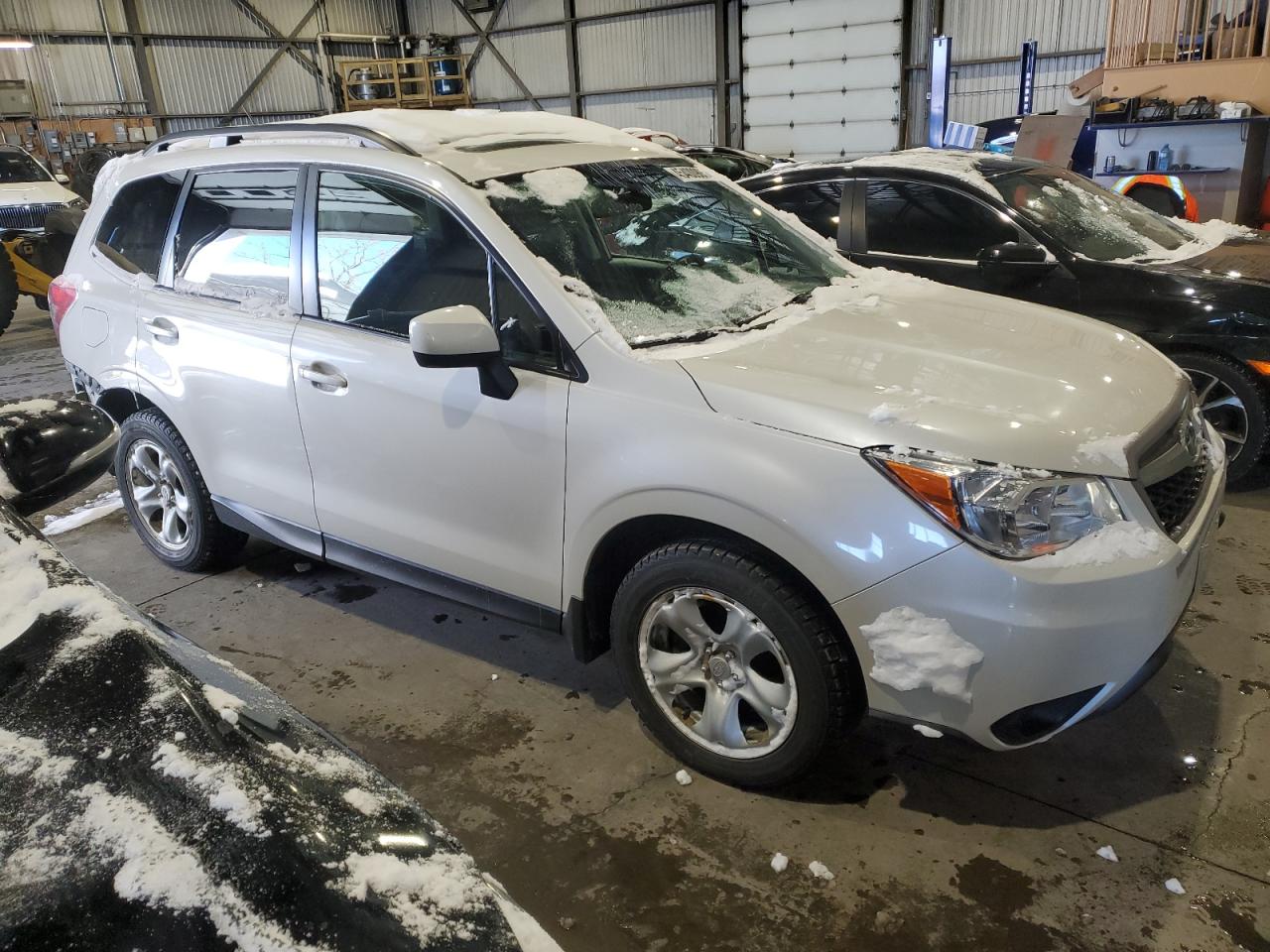 2015 Subaru Forester VIN JF2SJCHC7FH499560 Copart auction photo, rear end damage thumbnail 4