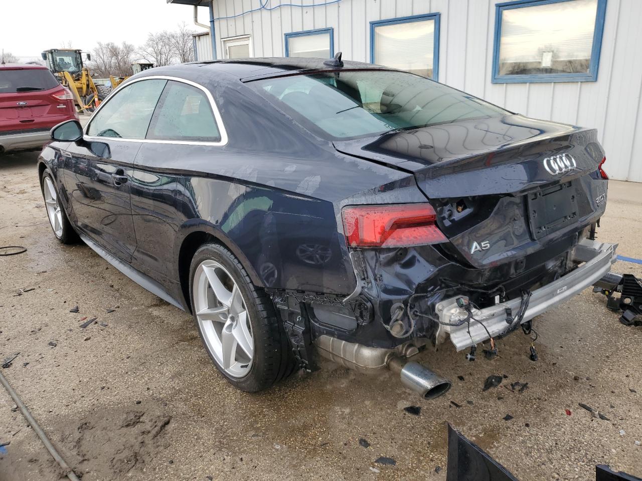 2018 Audi A5 VIN WAUTNAF51JA091151 Copart auction photo, rear end damage thumbnail 2