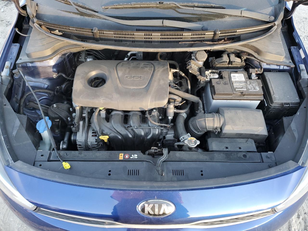 2019 KIA Rio VIN 3KPA24AB6KE218458 Copart auction photo, front end / minor dent/scratches damage thumbnail 11