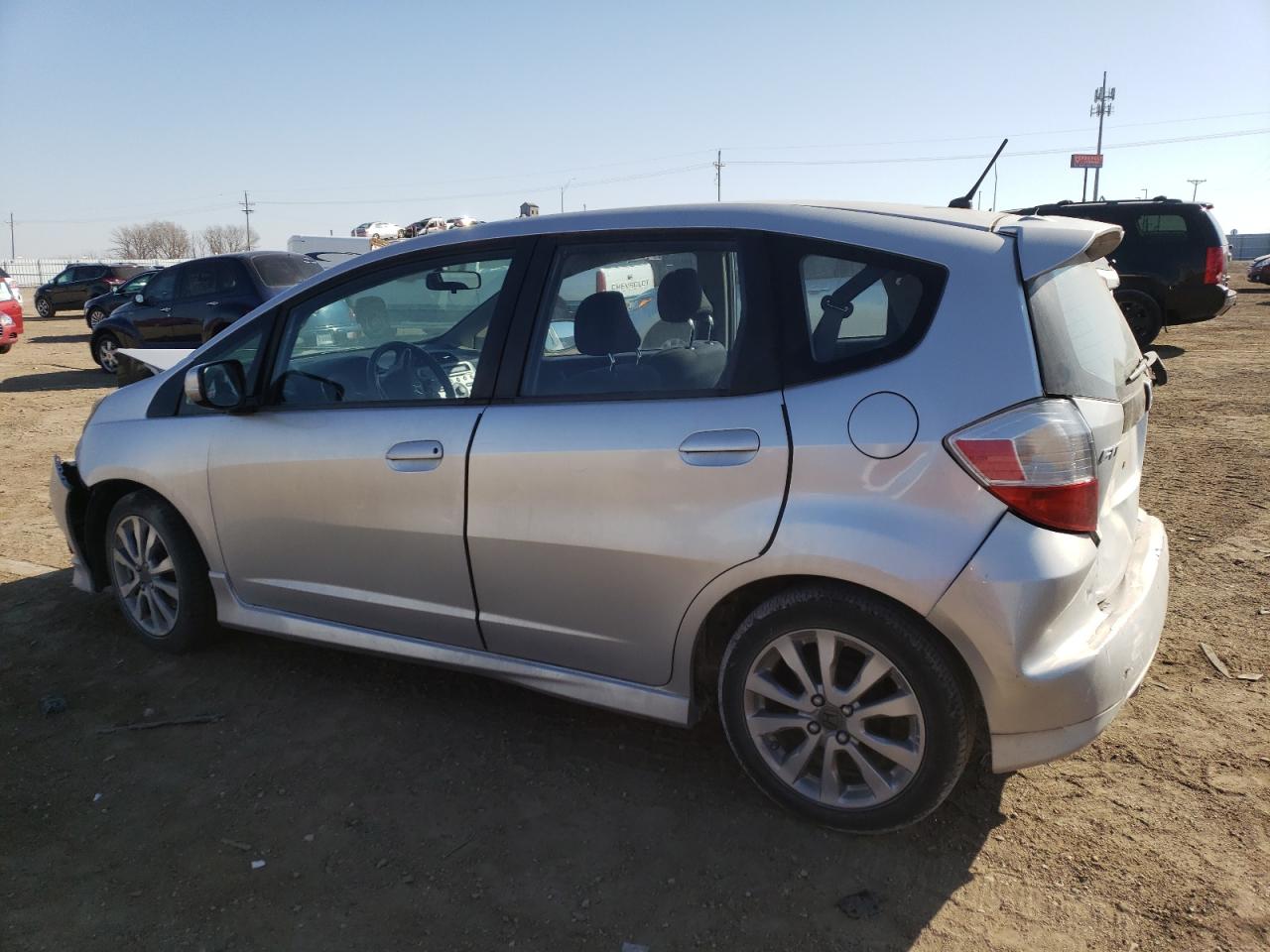 2012 Honda Fit VIN JHMGE8H5XCC020546 Copart auction photo, front end / hail damage thumbnail 2