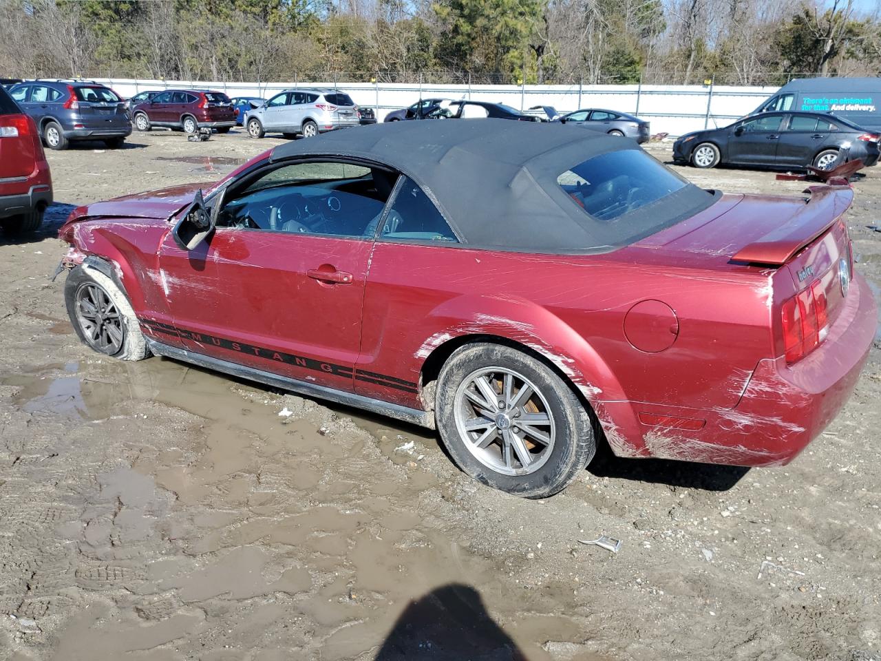 2005 Ford Mustang VIN 1ZVFT84NX55193271 Copart auction photo, front end / minor dent/scratches damage thumbnail 2