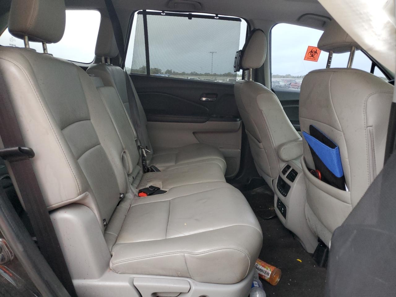 2016 Honda Pilot VIN 5FNYF5H84GB022216 Copart auction photo, front end / side damage thumbnail 12