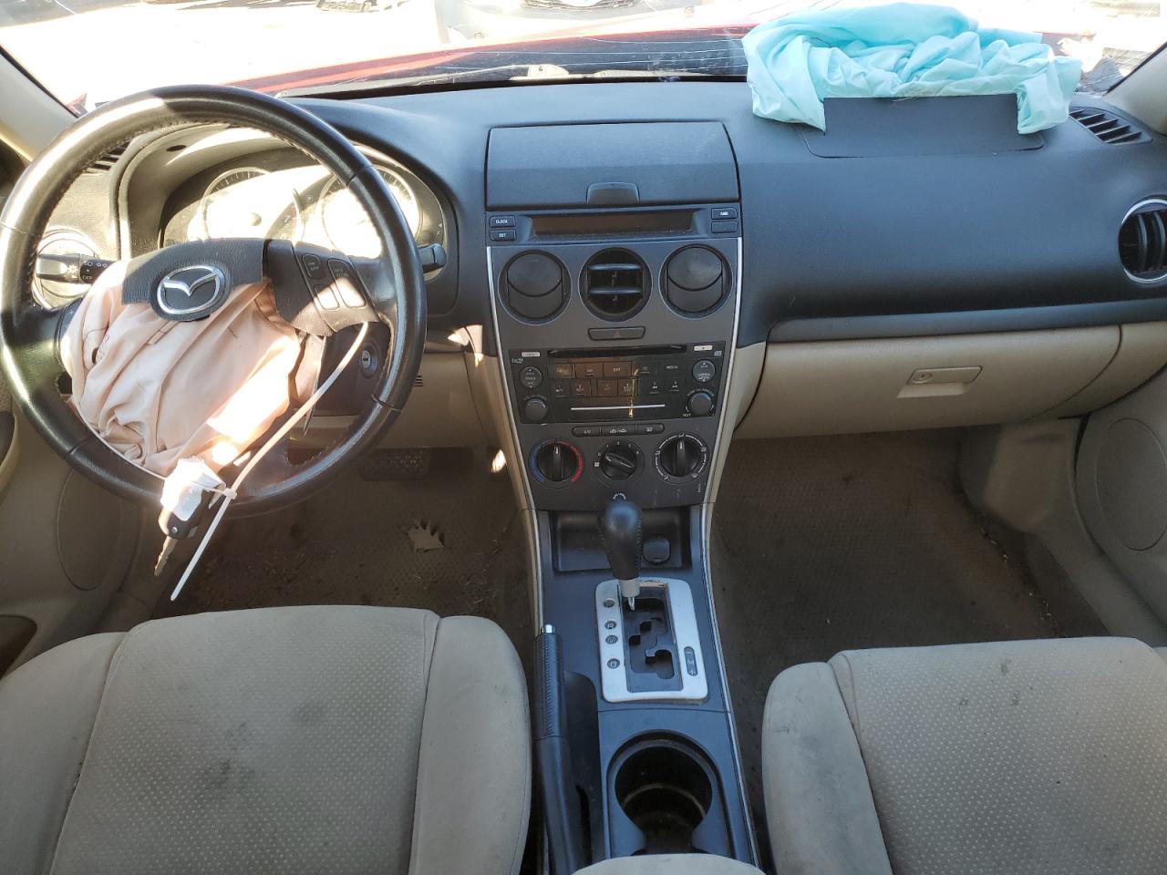 2008 Mazda 6 VIN 1YVHP80D185M03879 Copart auction photo, front end / minor dent/scratches damage thumbnail 8