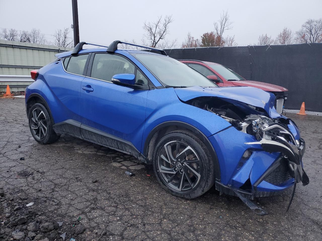 2021 Toyota C-HR VIN JTNKHMBX4M1126604 Copart auction photo, mechanical / front end damage thumbnail 4