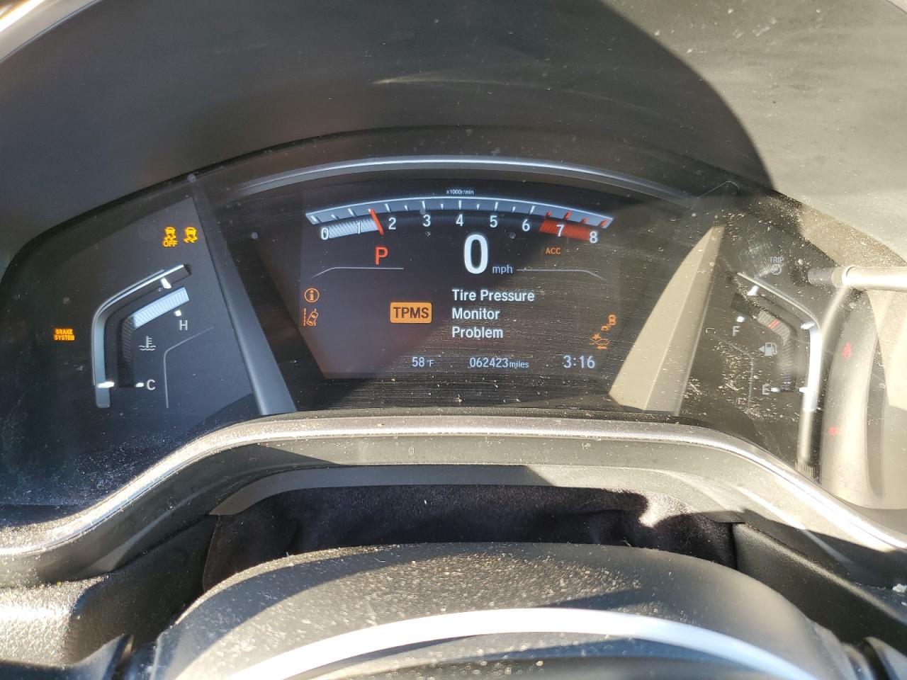 2019 Honda CR-V VIN 2HKRW2H53KH628531 Copart auction photo, front end / rear end damage thumbnail 9