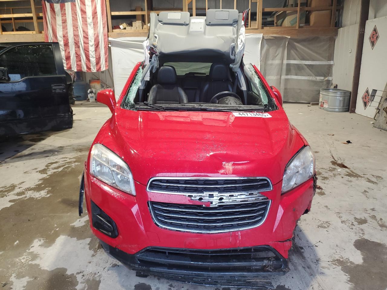 2016 Chevrolet Trax VIN KL7CJLSBXGB755467 Copart auction photo, all over / rollover damage thumbnail 5