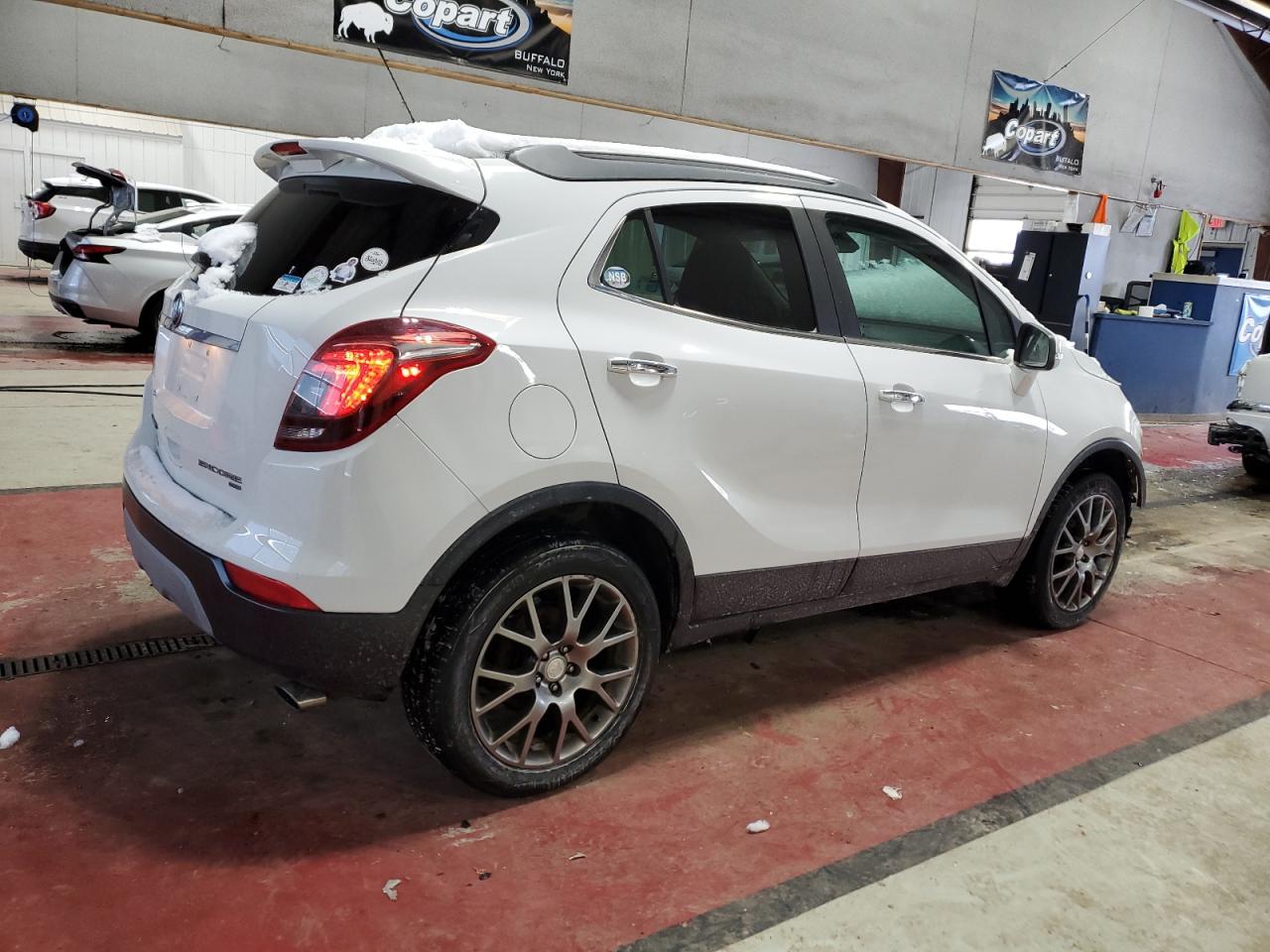 2017 Buick Encore VIN KL4CJ2SB3HB223843 Copart auction photo, front end damage thumbnail 3