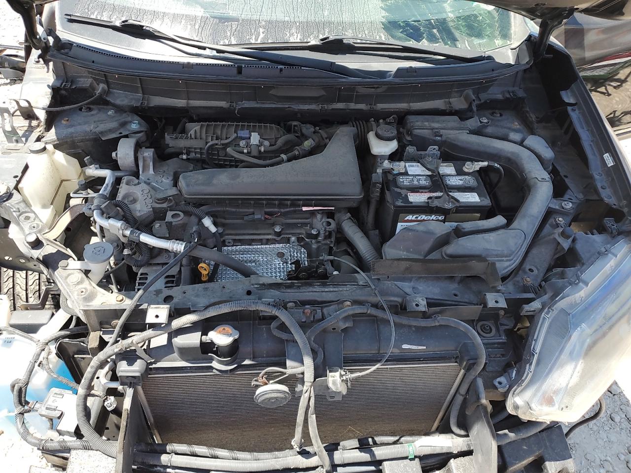 2016 Nissan Rogue VIN 5N1AT2MT6GC833382 Copart auction photo, all over damage thumbnail 11