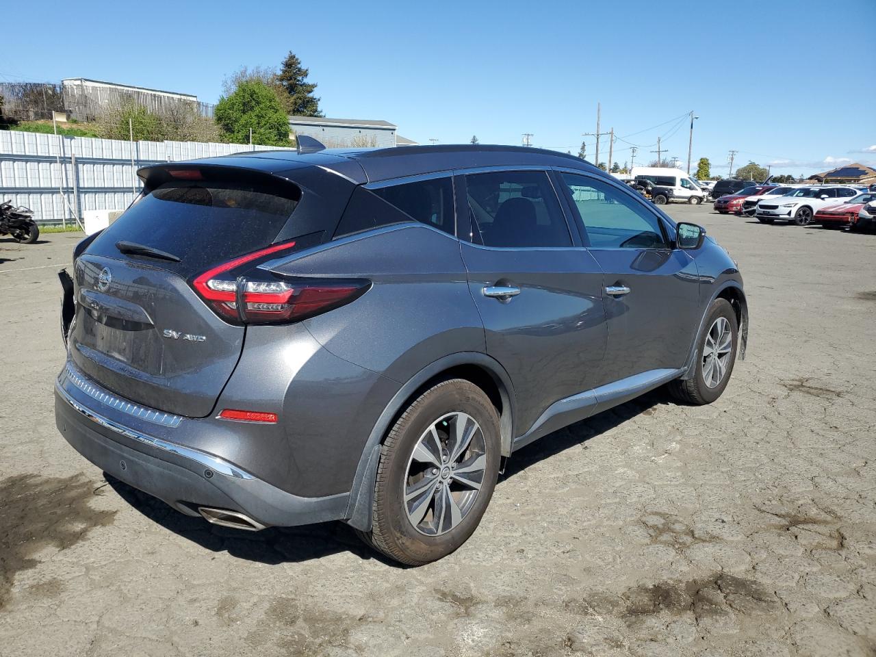 2021 Nissan Murano VIN 5N1AZ2BS8MC100092 Copart auction photo, rear end / side damage thumbnail 3
