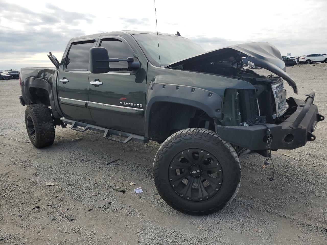 2013 Chevrolet Silverado VIN 3GCPKSE73DG214749 Copart auction photo, all over damage thumbnail 4