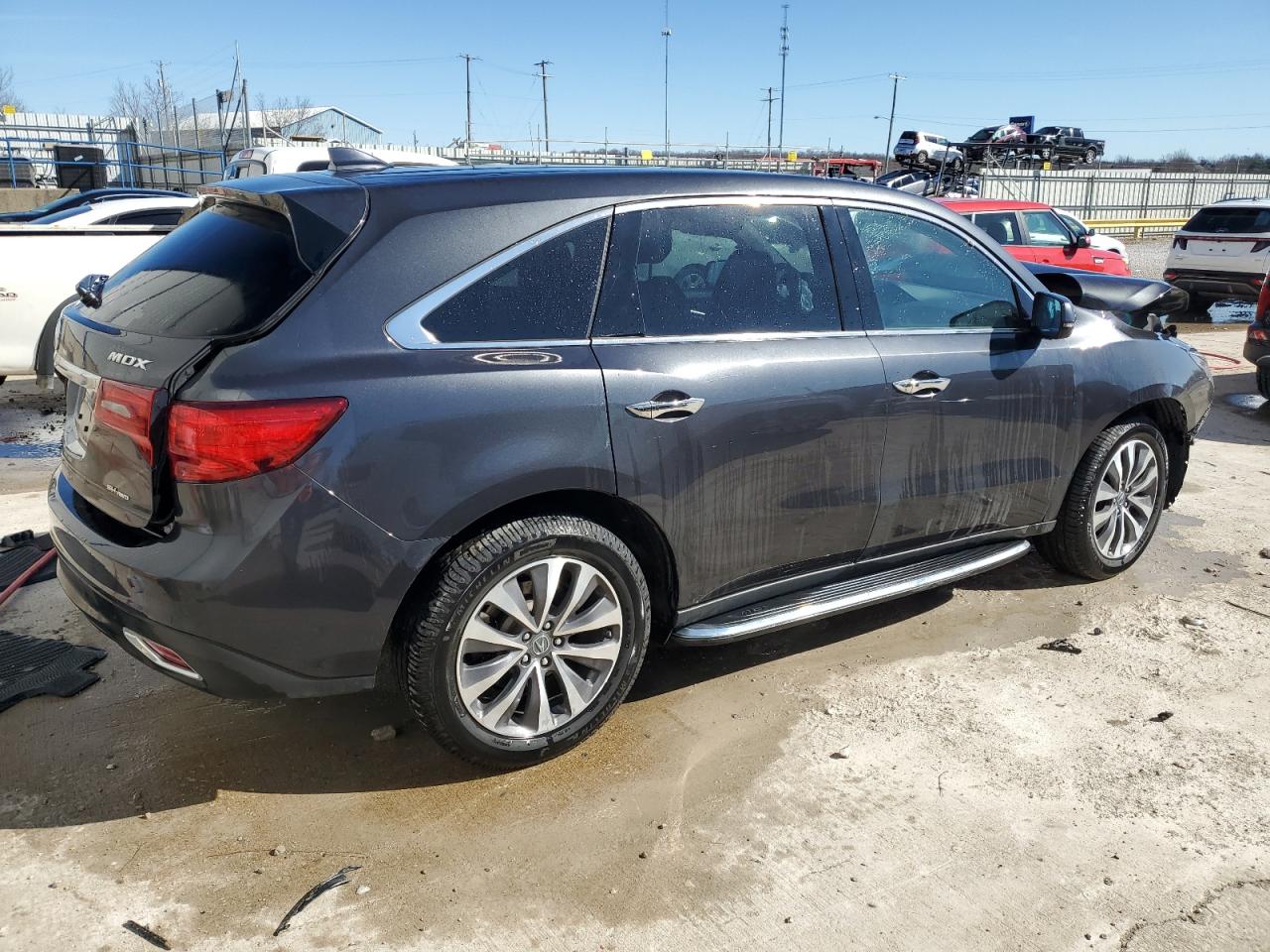 2016 Acura MDX VIN 5FRYD4H4XGB036374 Copart auction photo, front end damage thumbnail 3