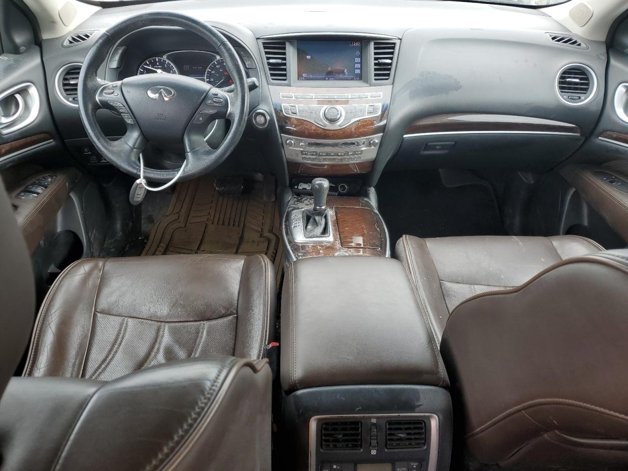 2013 Infiniti JX VIN 5N1AL0MM4DC333567 Copart auction photo, rear end damage thumbnail 8