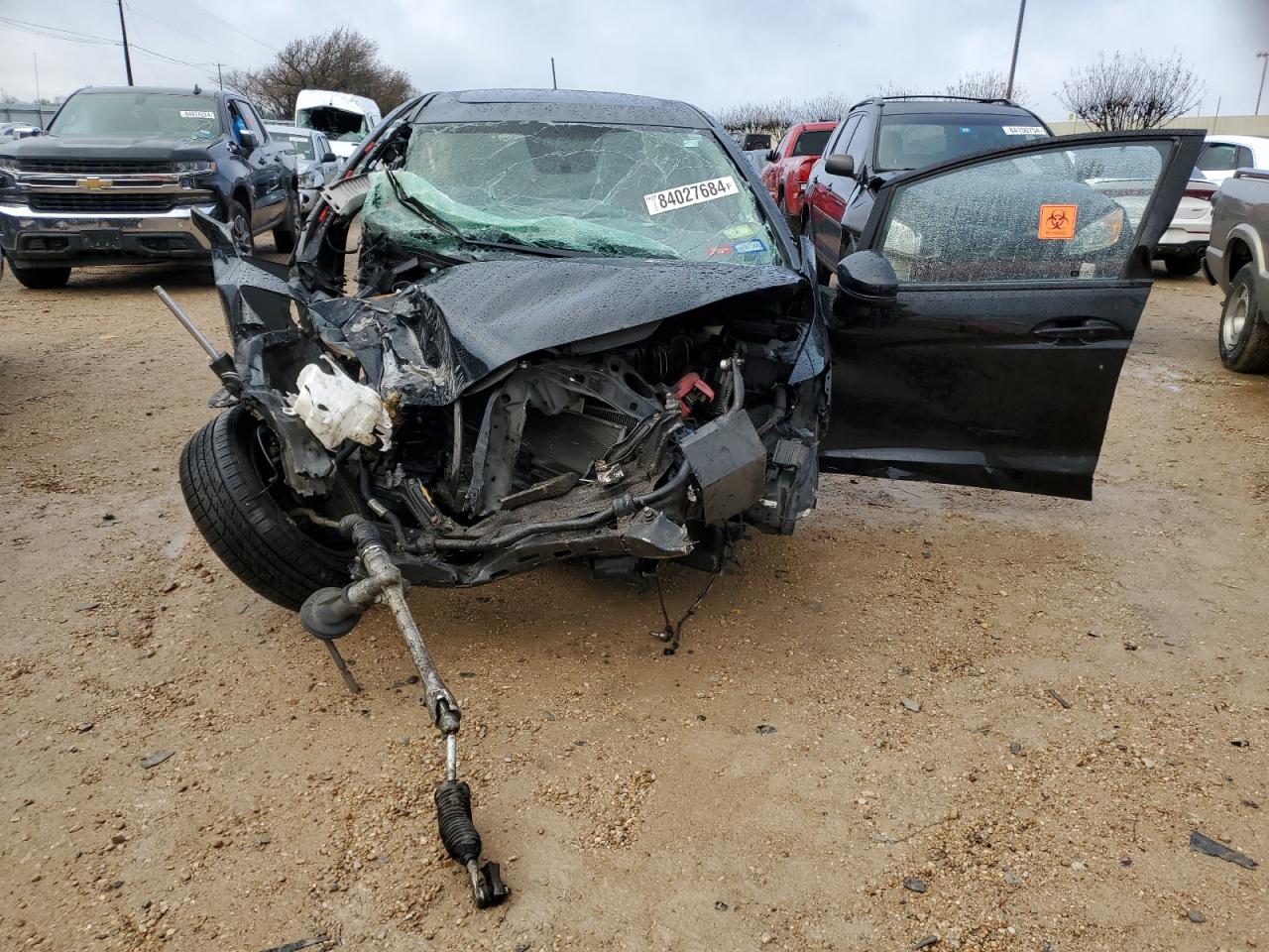 2016 Honda Fit VIN JHMGK5H71GS014543 Copart auction photo, all over damage thumbnail 5