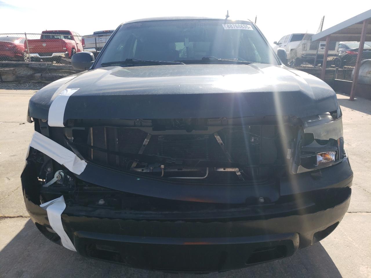2012 Chevrolet Tahoe VIN 1GNSCBE08CR307511 Copart auction photo, front end / side damage thumbnail 5