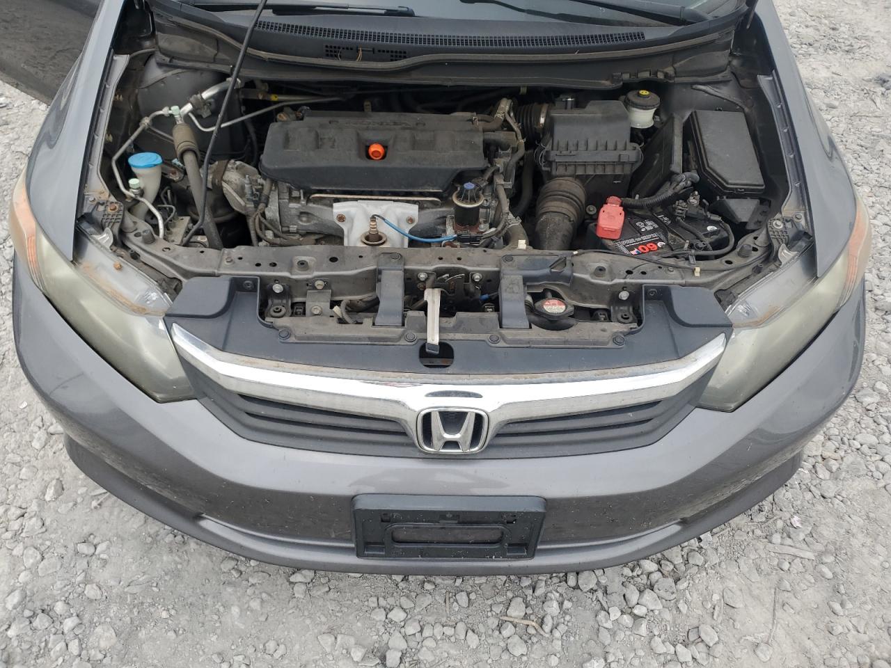 2012 Honda Civic VIN 19XFB2F55CE379480 Copart auction photo, all over damage thumbnail 11