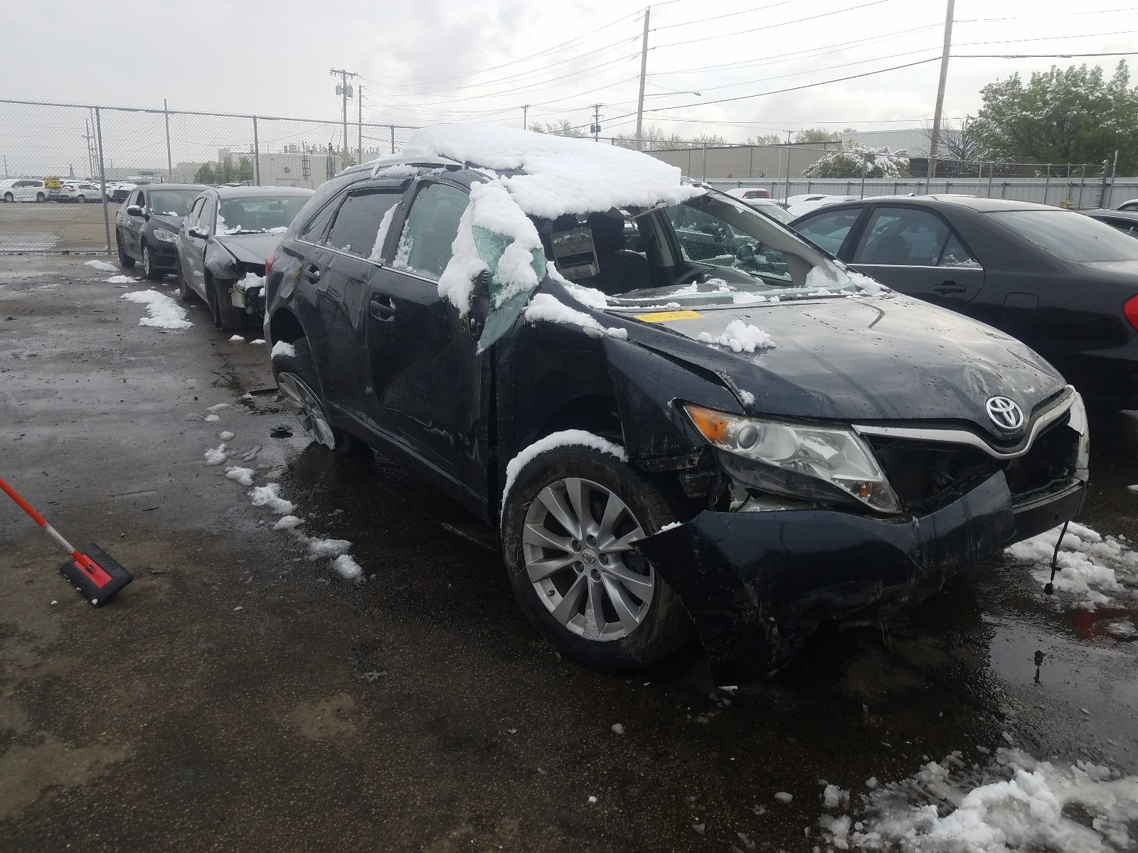 2013 Toyota Venza VIN 4T3ZA3BB8DU069721 Copart auction photo, all over / top/roof damage thumbnail 9