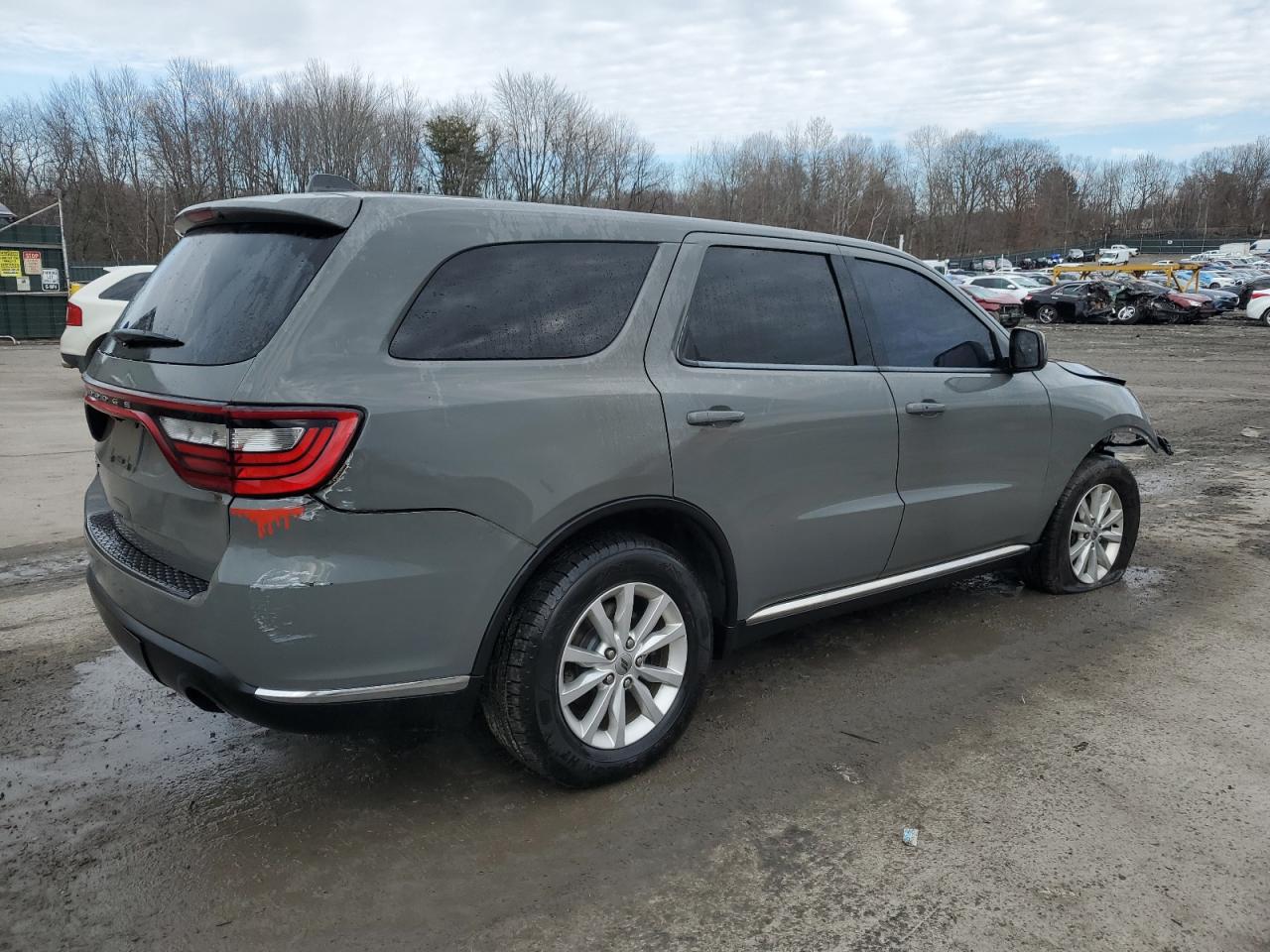 2019 Dodge Durango VIN 1C4RDJAG9KC617363 Copart auction photo, front end damage thumbnail 3