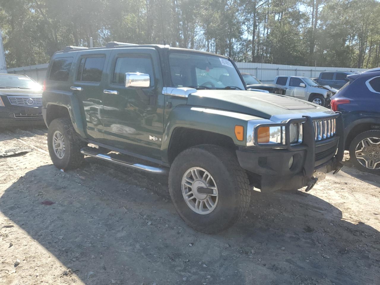 2006 Hummer H3 VIN 5GTDN136968101470 Copart auction photo, mechanical damage thumbnail 4