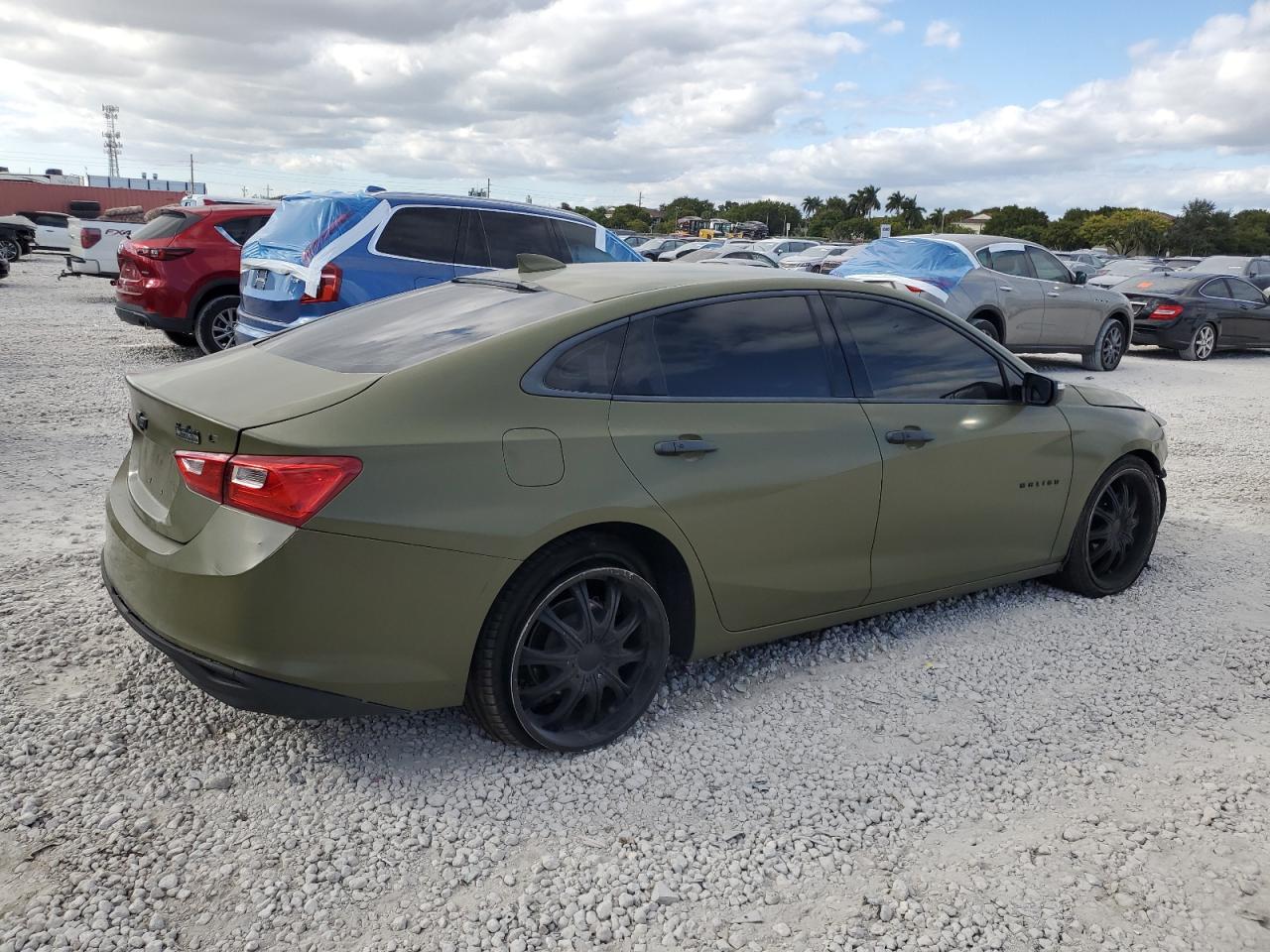 2018 Chevrolet Malibu VIN 1G1ZD5STXJF242737 Copart auction photo, front end / undercarriage damage thumbnail 3