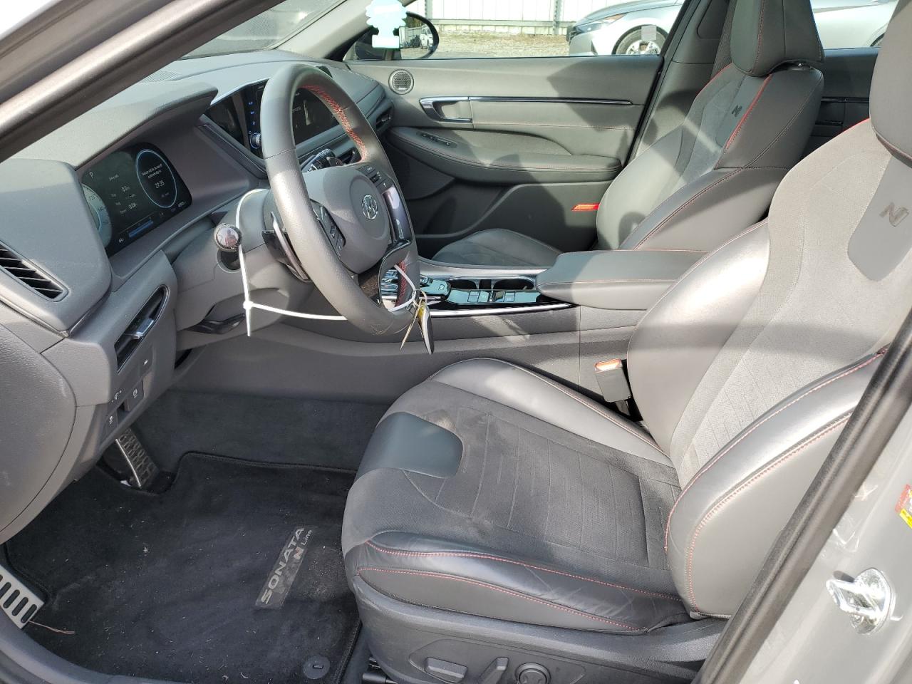 2021 Hyundai Sonata VIN 5NPEK4JC6MH129028 Copart auction photo, front end / side damage thumbnail 7