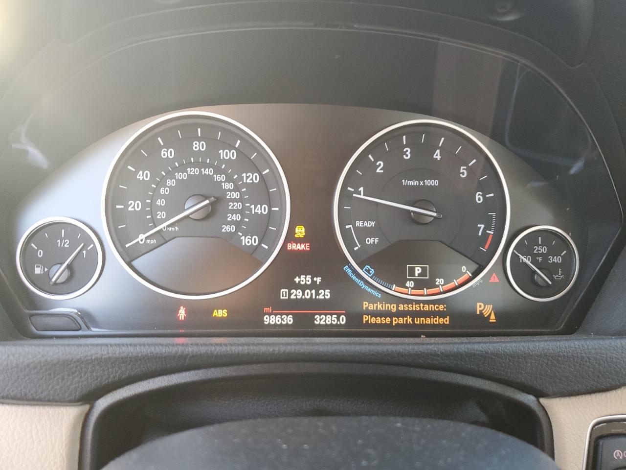 2015 BMW 3er VIN WBA3C3G57FNS74831 Copart auction photo, rear end damage thumbnail 9