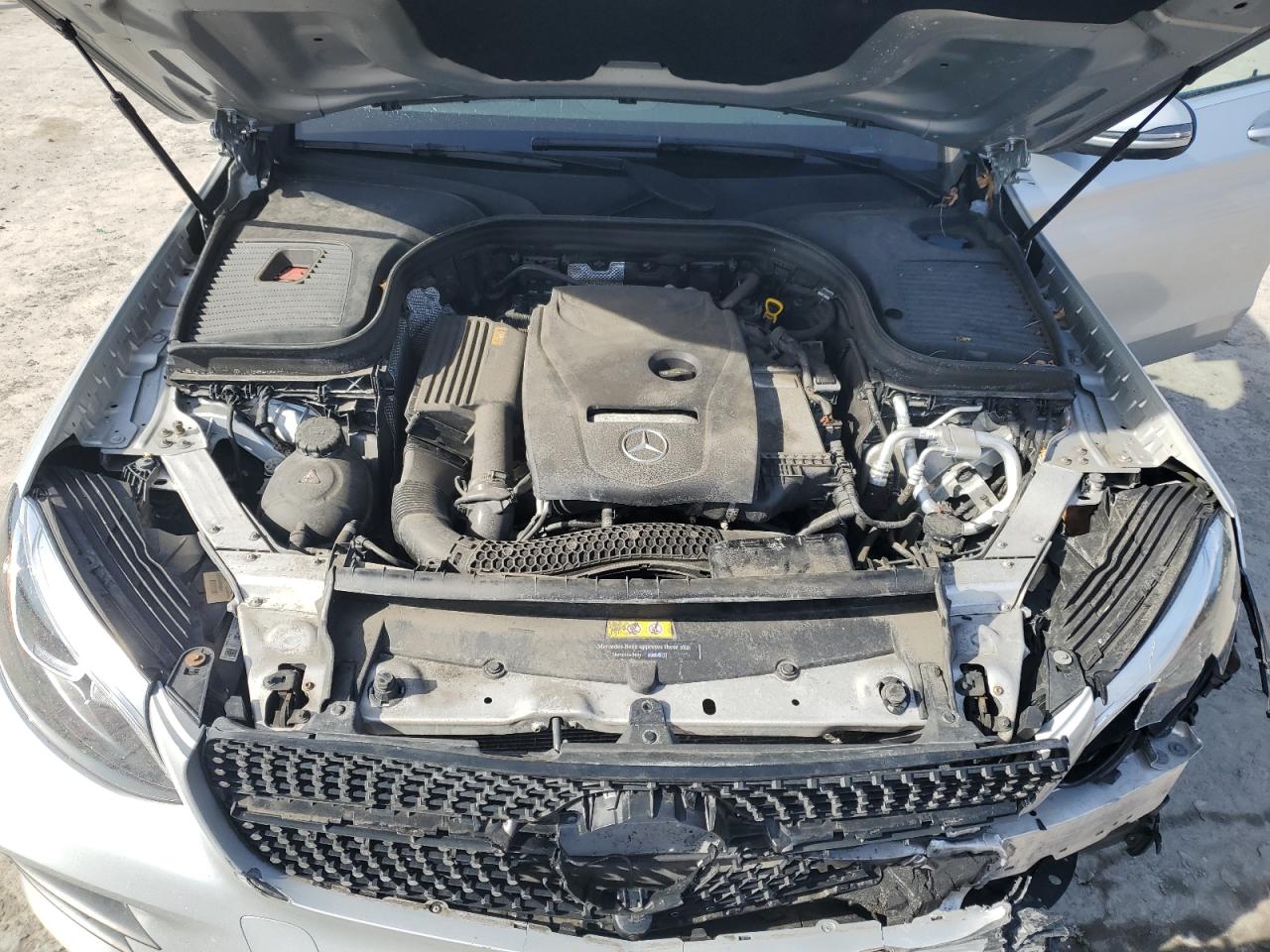 2019 Mercedes-Benz GLC VIN WDC0J4KB3KF512509 Copart auction photo, front end / side damage thumbnail 14