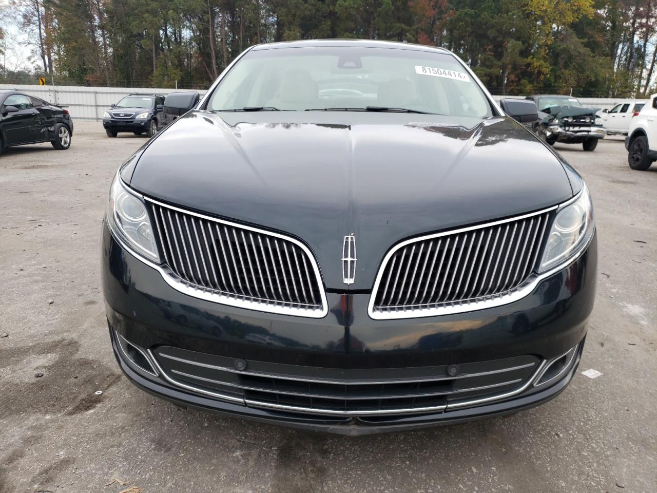 2014 Lincoln MKS VIN 1LNHL9DK1EG604838 Copart auction photo, side damage thumbnail 5