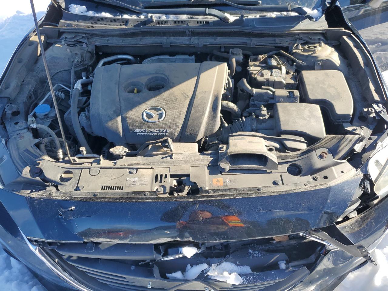 2015 Mazda 3 VIN JM1BM1M73F1224800 Copart auction photo, front end / side damage thumbnail 11