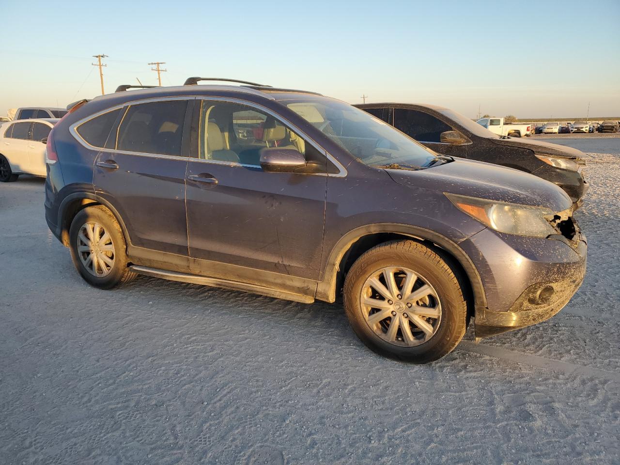 2012 Honda CR-V VIN 5J6RM3H70CL037867 Copart auction photo, water/flood / front end damage thumbnail 4