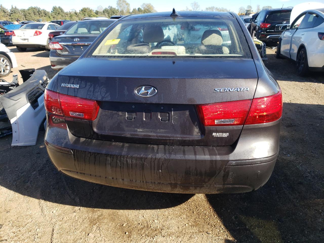 2009 Hyundai Sonata VIN 5NPET46C29H465658 Copart auction photo, front end damage thumbnail 6