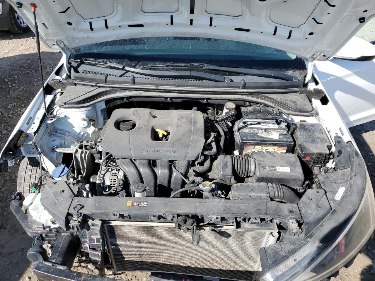 2019 Hyundai Elantra VIN 5NPD74LF0KH490630 Copart auction photo, mechanical / all over damage thumbnail 11