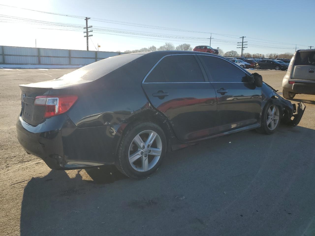 2014 Toyota Camry VIN 4T1BF1FK5EU380048 Copart auction photo, all over damage thumbnail 3