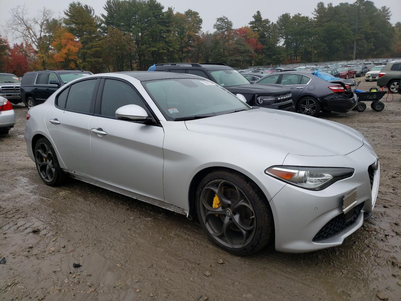 2017 Alfa Romeo Giulia VIN ZARFAECN2H7551647 Copart auction photo, side / minor dent/scratches damage thumbnail 4