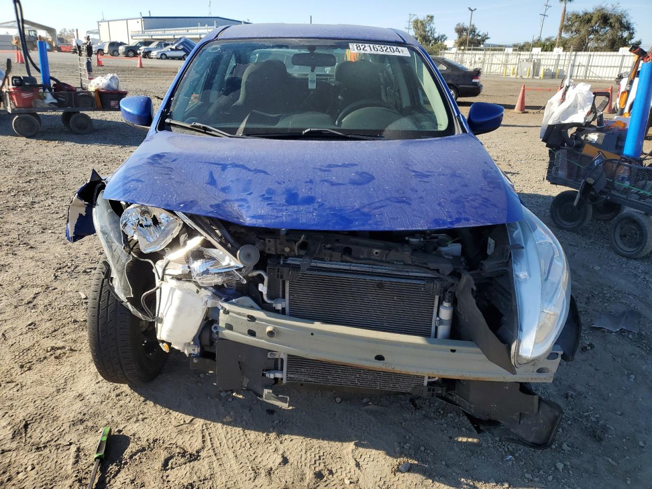 2017 Nissan Versa VIN 3N1CN7AP8HL804681 Copart auction photo, front end damage thumbnail 5