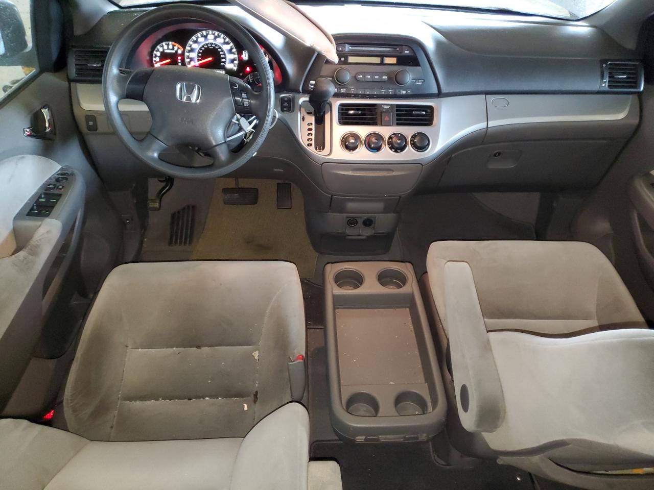 2010 Honda Odyssey VIN 5FNRL3H26AB025039 Copart auction photo, top/roof / front end damage thumbnail 8