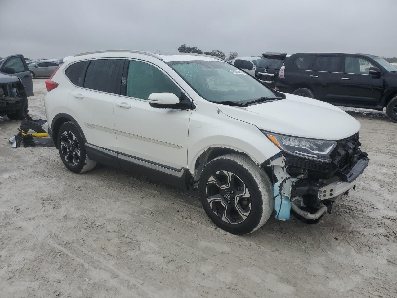 2018 Honda CR-V VIN 5J6RW1H93JL016525 Copart auction photo, front end damage thumbnail 4