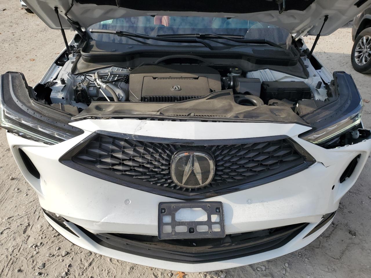 2022 Acura MDX VIN 5J8YE1H01NL045924 Copart auction photo, front end / rear end damage thumbnail 12
