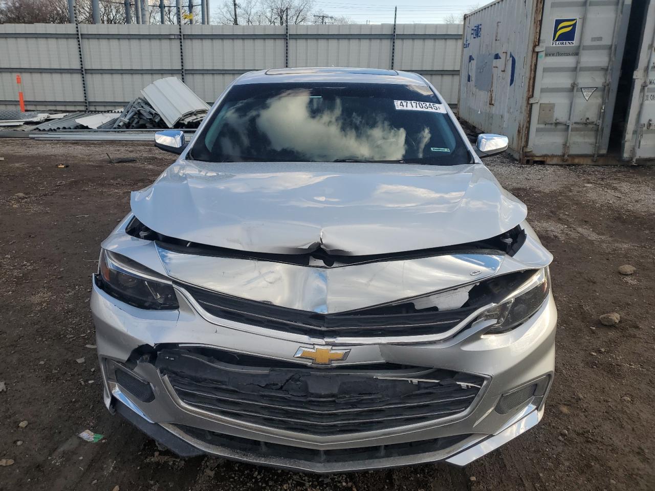 2016 Chevrolet Malibu VIN 1G1ZE5ST9GF194265 Copart auction photo, front end damage thumbnail 5