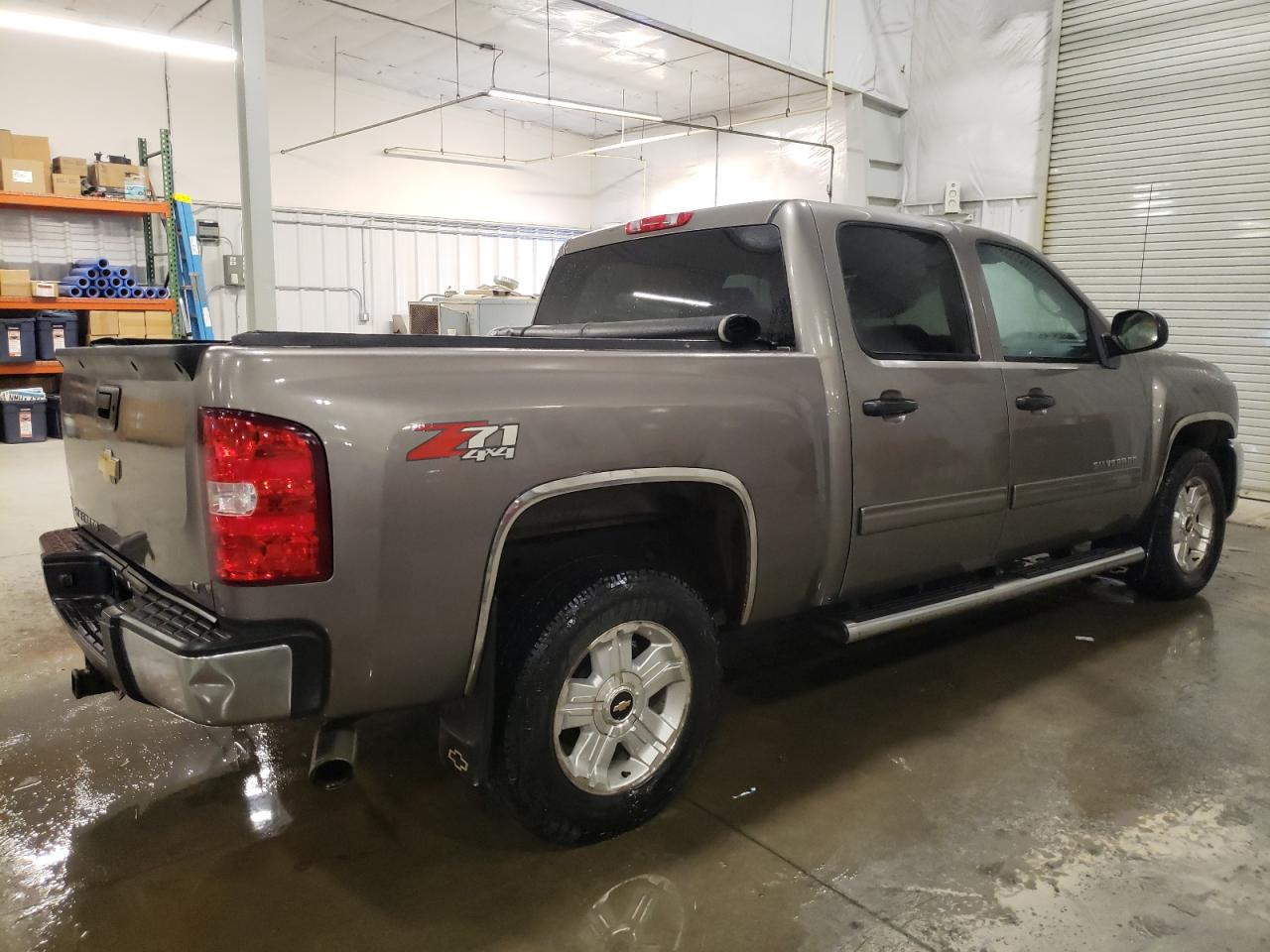 2013 Chevrolet Silverado VIN 3GCPKSE79DG223262 Copart auction photo, front end / side damage thumbnail 3
