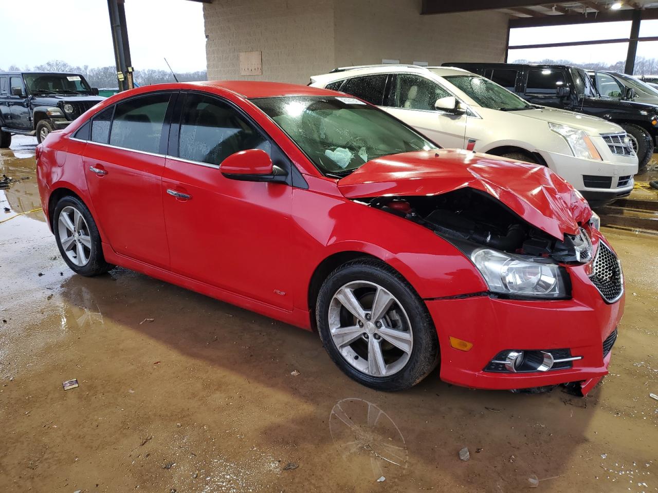 2013 Chevrolet Cruze VIN 1G1PE5SB1D7116695 Copart auction photo, front end damage thumbnail 4