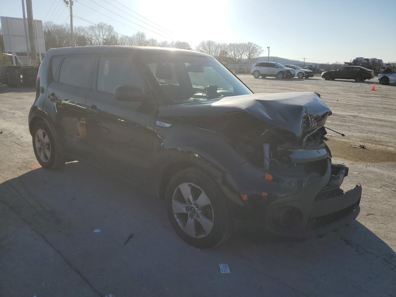 2019 KIA Soul VIN KNDJN2A26K7921098 Copart auction photo, front end damage thumbnail 4