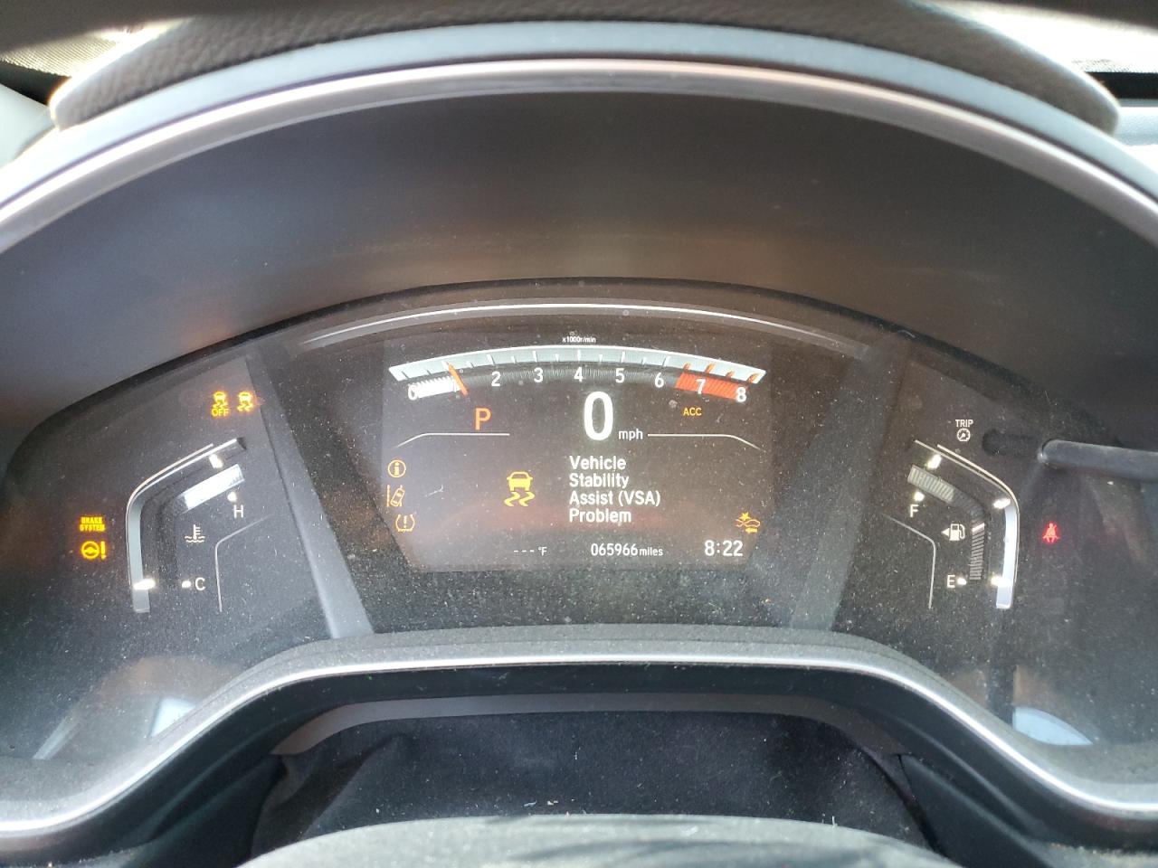 2017 Honda CR-V VIN 5J6RW2H58HL050697 Copart auction photo, front end / side damage thumbnail 9