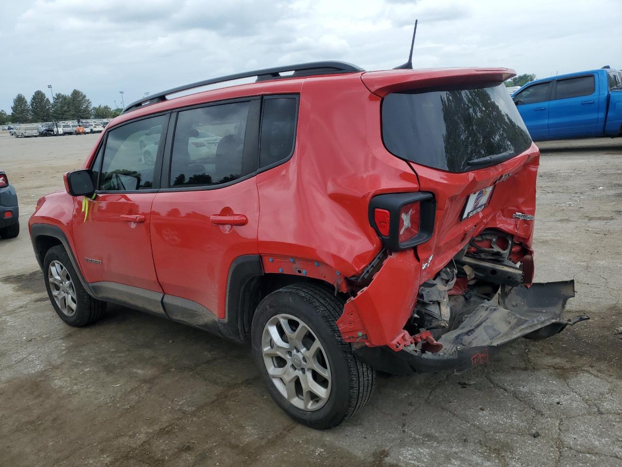 2018 Jeep Renegade VIN ZACCJBBB8JPH28407 Copart auction photo, rear end damage thumbnail 2
